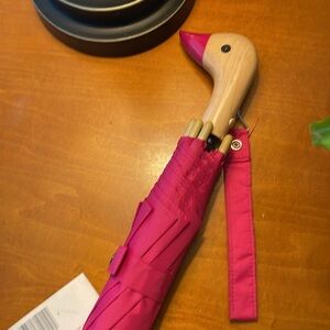 Umbrella Kids Wooden Duck Handle With Cover, Vintage NWT